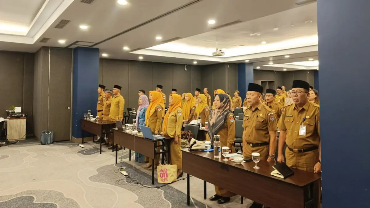 Aparatur Sipil Negara Pemkab Boltim mengikuti pembukaan Workshop LPPD 2025 di Manado sulutviral.info