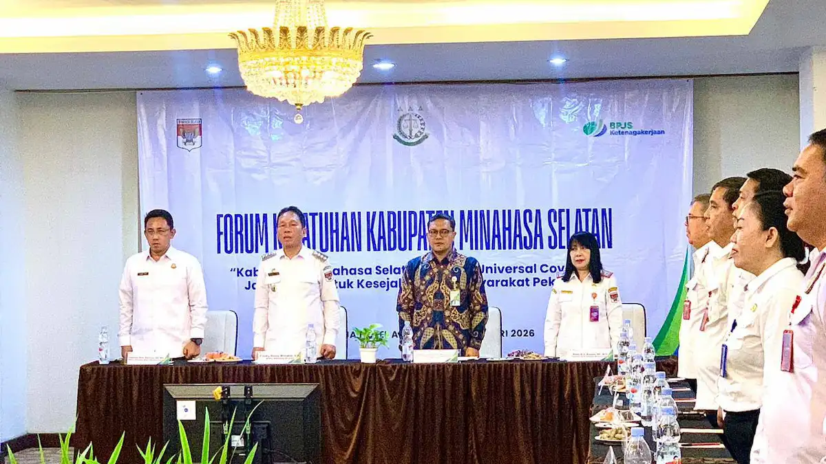 Pimpinan daerah Minsel dukung Jamsostek di Amurang sulutviral.info