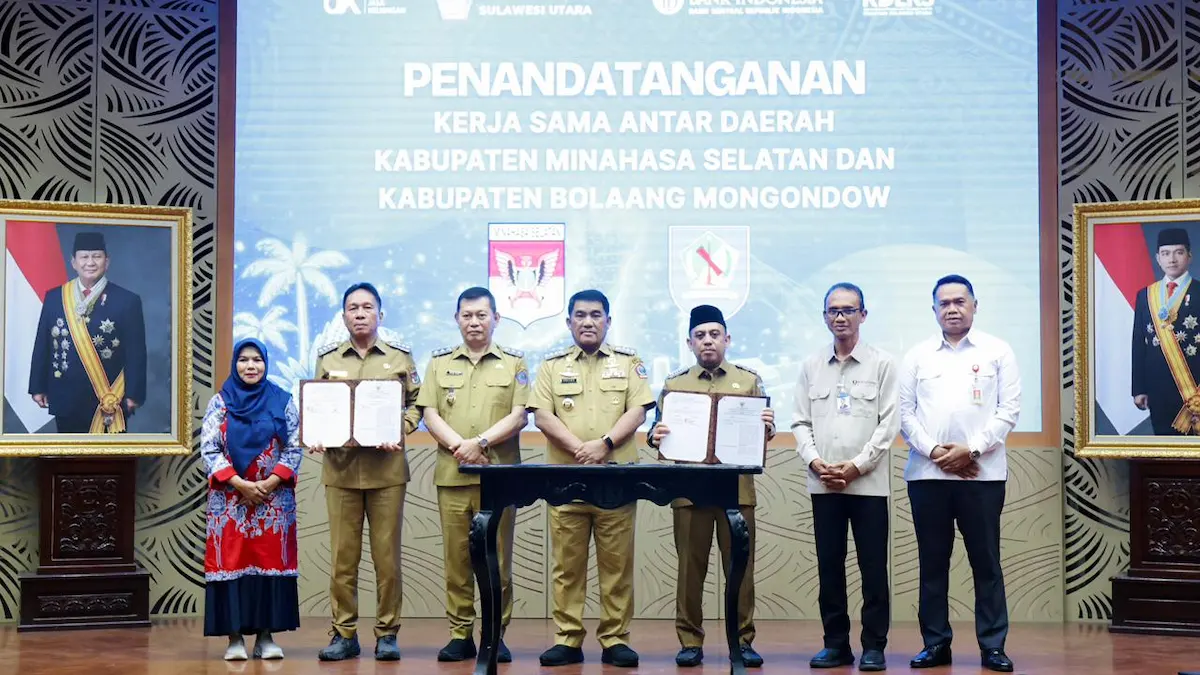 Gubernur Yulius bersama kepala daerah di Bank Indonesia Sulut sulutviral.info