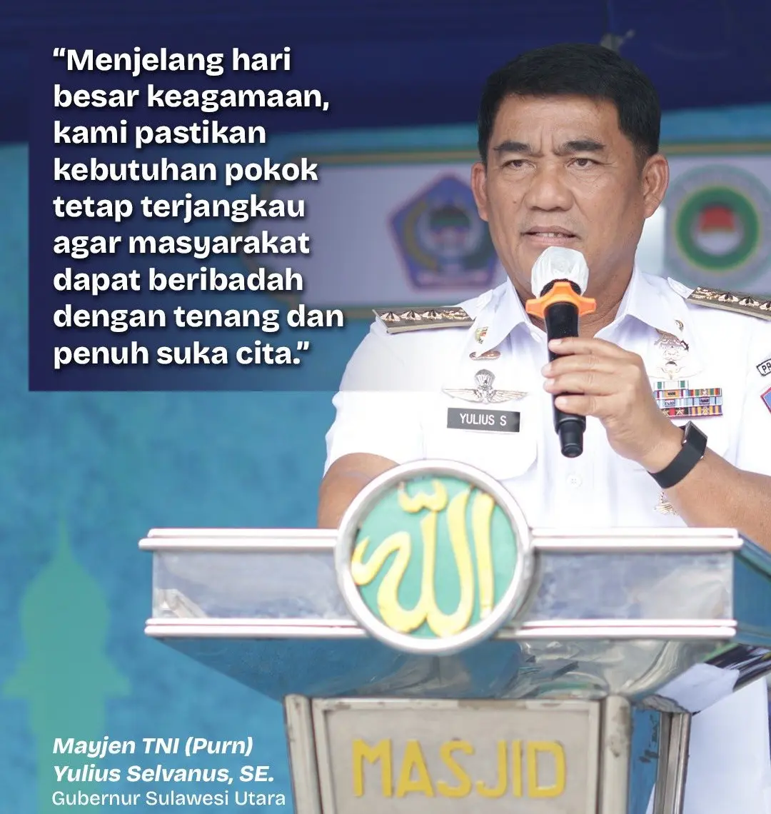 Gubernur Yulius berpidato soal stabilitas harga di Bitung sulutviral.info