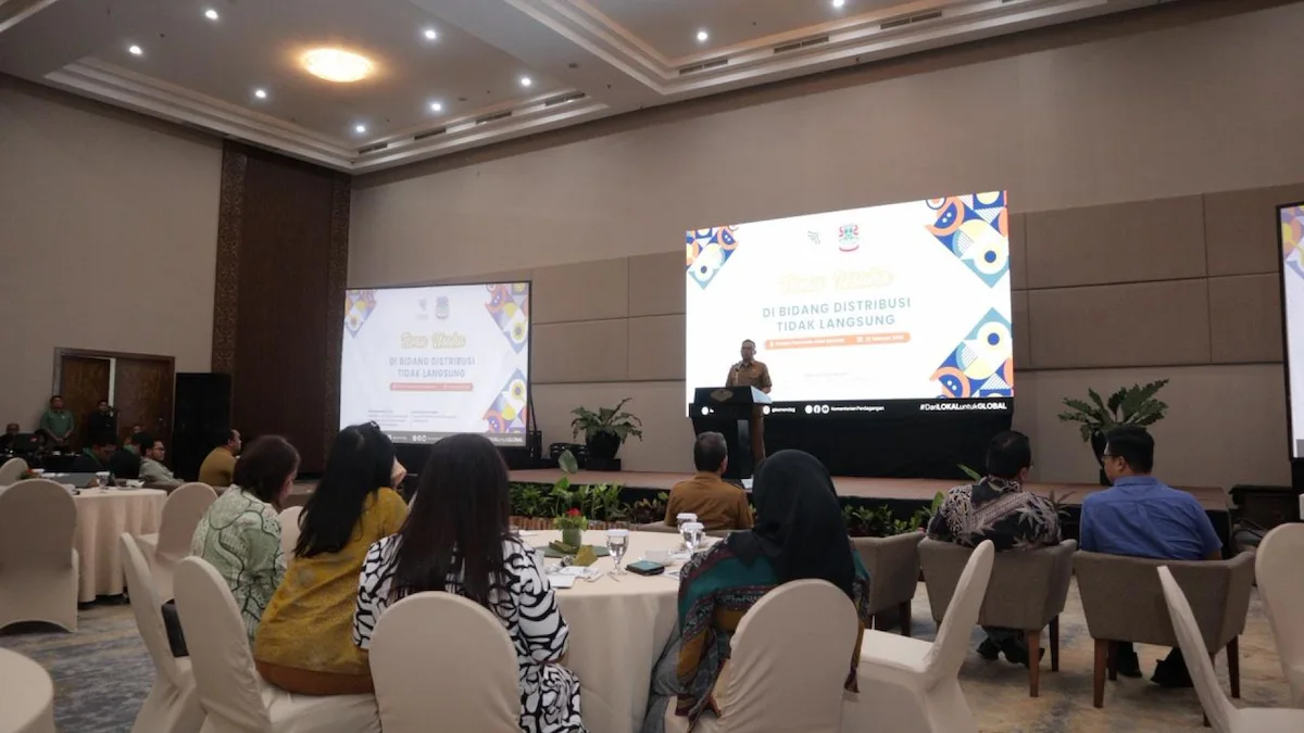 Suasana pembukaan temu usaha distribusi UMKM Pemkot Manado di hotel sulutviral.info