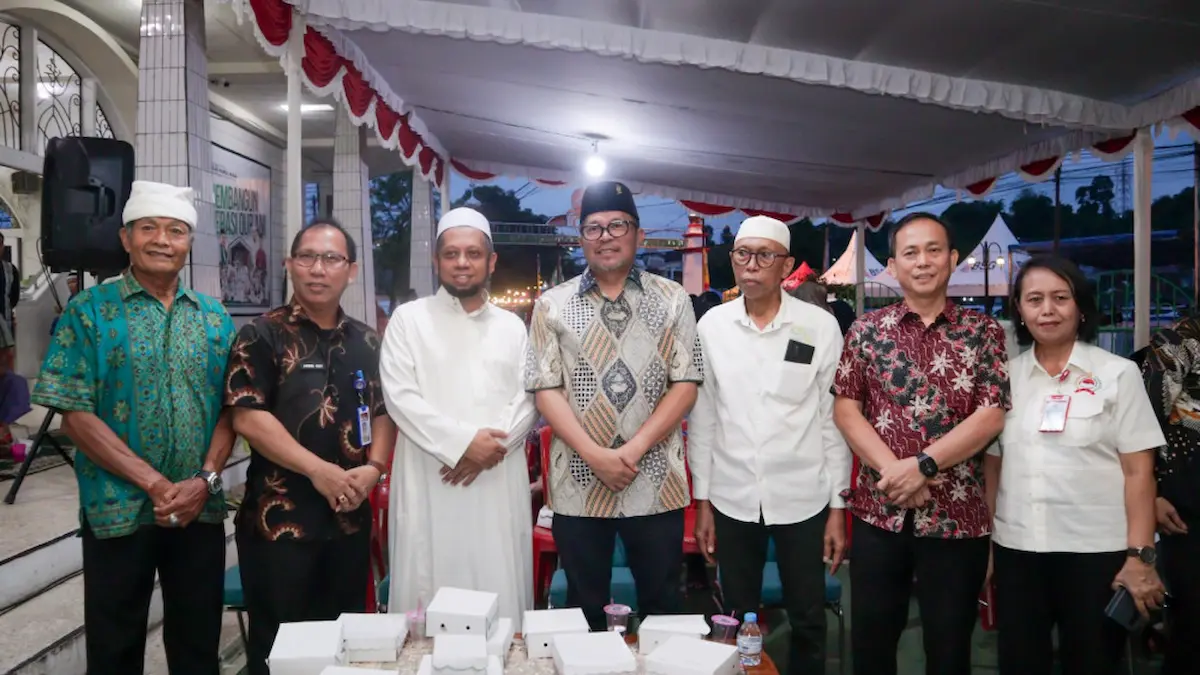 Wakil Wali Kota Manado bersama tokoh agama di Ketang Baru sulutviral.info