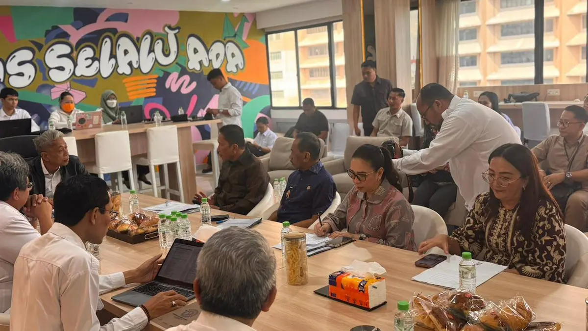 Suasana rapat koordinasi antara Pemkab Minahasa Selatan dan Kementerian Sosial RI yang membahas program kesejahteraan sosial di Jakarta, sulutviral.info