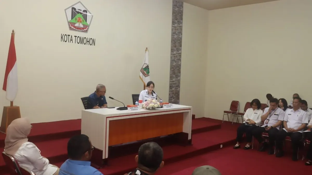 Forum studi banding pengelolaan lingkungan di Kantor Wali Kota Tomohon sulutviral.info