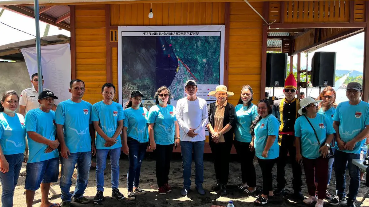 Bupati Minahasa Selatan bersama tim pengembangan Ekowisata Kapitu