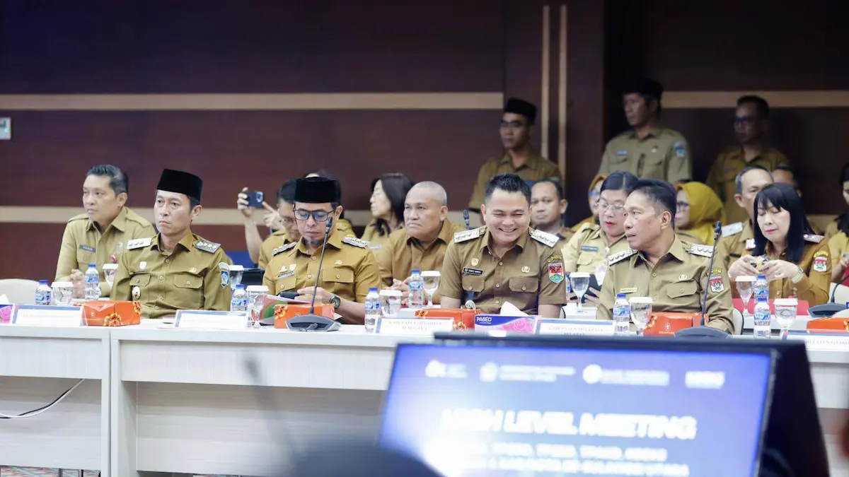 Kepala daerah Sulawesi Utara mengikuti High Level Meeting