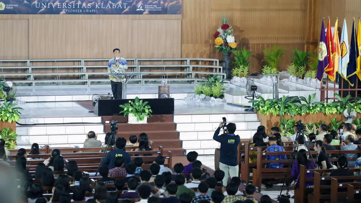 Suasana kuliah umum Gubernur Sulut di Unklab